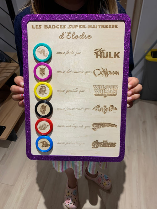 Cadeau maîtresse/maitre super pouvoirs